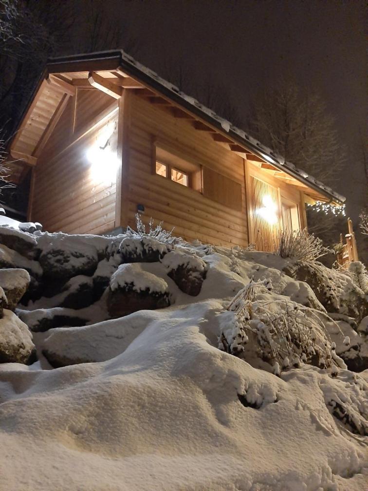 Petit Chalet Neuf Independant 2 Pers "La Cabane De Jean " Briançon Esterno foto