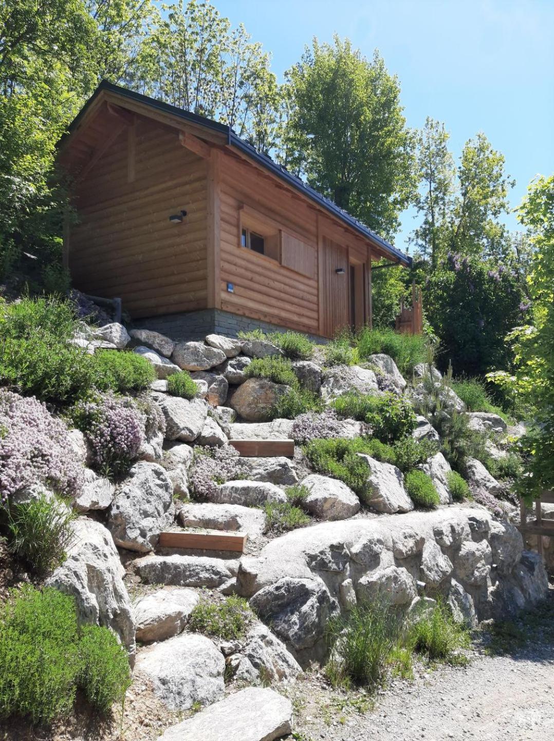 Petit Chalet Neuf Independant 2 Pers "La Cabane De Jean " Briançon Esterno foto