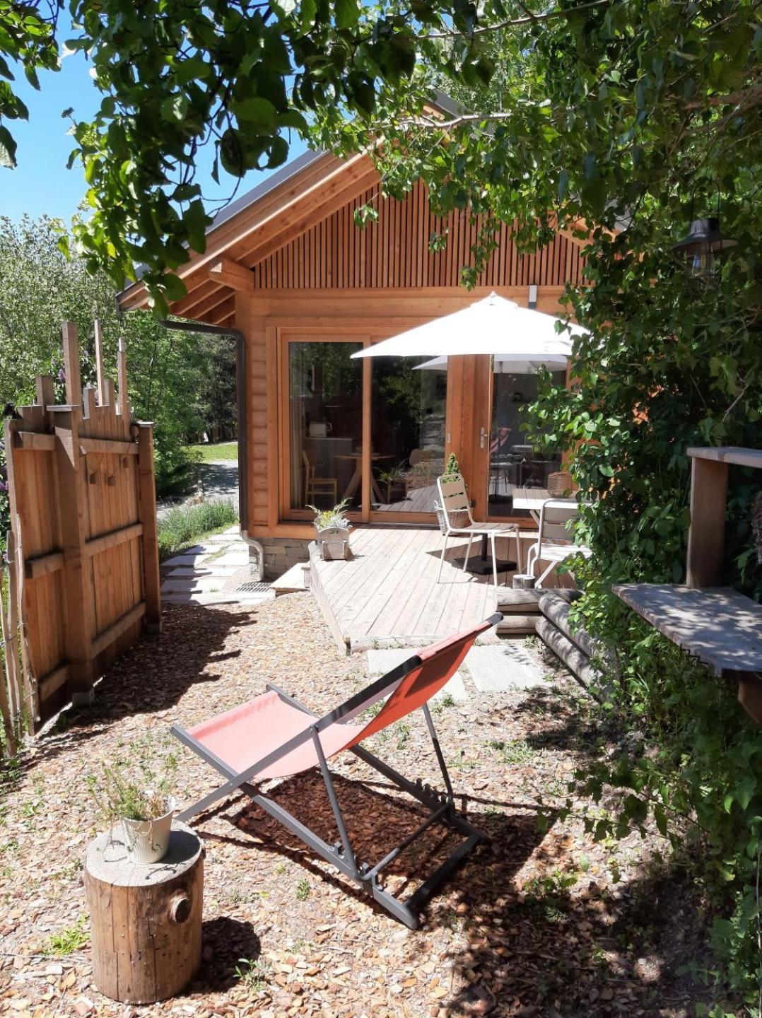 Petit Chalet Neuf Independant 2 Pers "La Cabane De Jean " Briançon Esterno foto